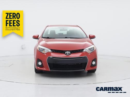 Red 2016 Toyota Corolla S Plus
