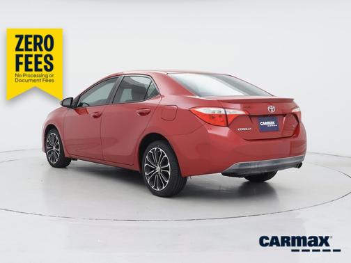 Red 2016 Toyota Corolla S Plus