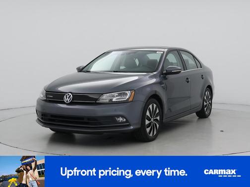 Gray 2016 Volkswagen Jetta Hybrid SEL Premium