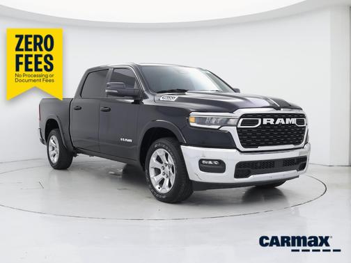Black 2025 RAM 1500 Bighorn