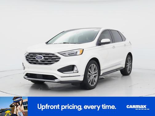 White 2019 Ford Edge Titanium