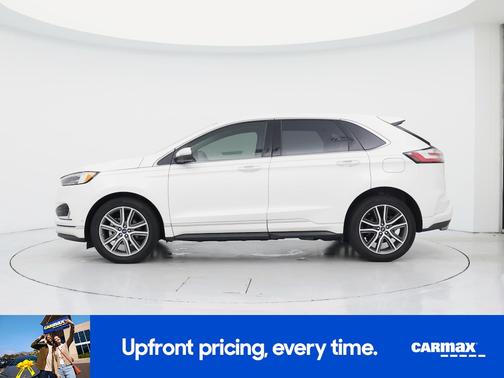 White 2019 Ford Edge Titanium