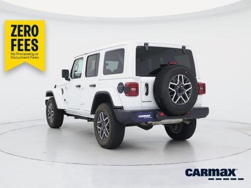 White 2025 Jeep Wrangler Sahara