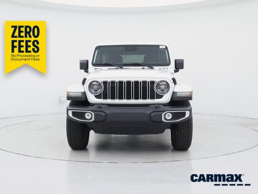 White 2025 Jeep Wrangler Sahara