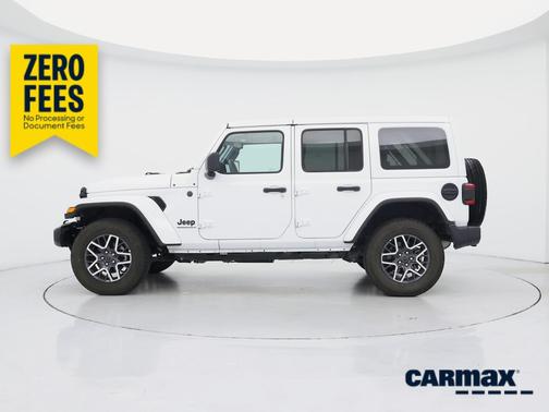White 2025 Jeep Wrangler Sahara