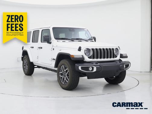 White 2025 Jeep Wrangler Sahara
