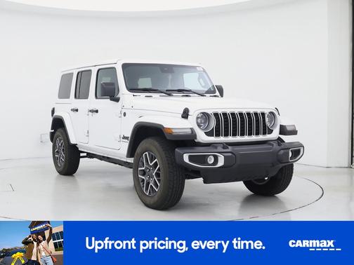 White 2025 Jeep Wrangler Sahara