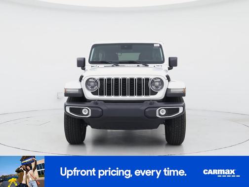 White 2025 Jeep Wrangler Sahara