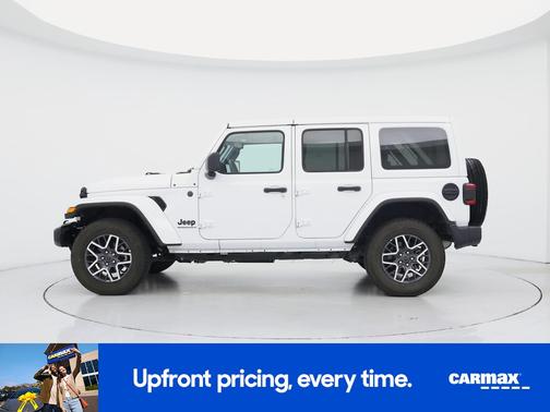 White 2025 Jeep Wrangler Sahara