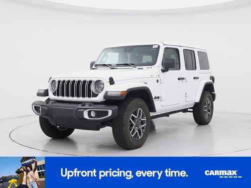 White 2025 Jeep Wrangler Sahara