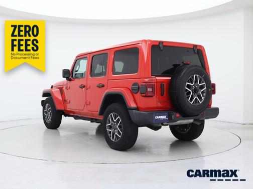 Red 2025 Jeep Wrangler Sahara
