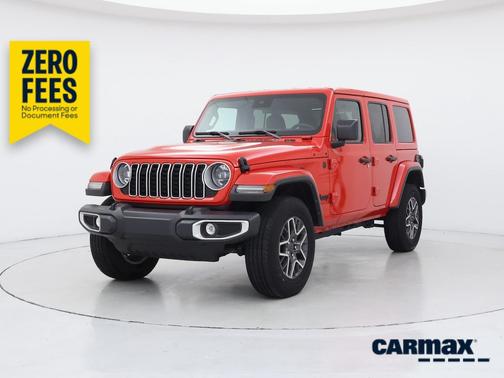 Red 2025 Jeep Wrangler Sahara