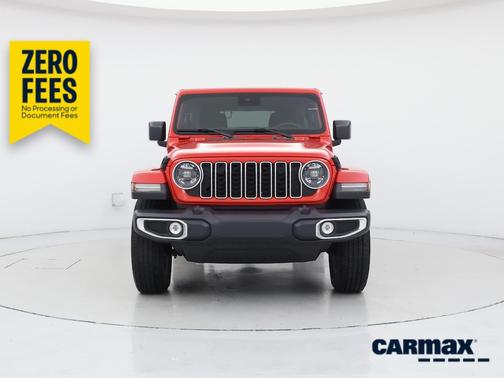 Red 2025 Jeep Wrangler Sahara