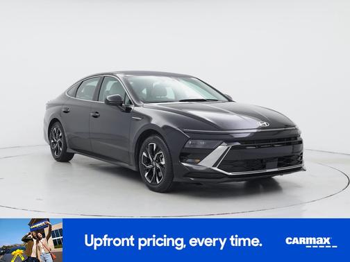Black 2025 Hyundai SONATA SEL