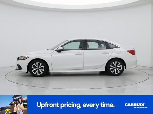 White 2023 Honda Civic LX