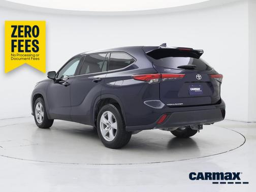 Blue 2021 Toyota Highlander L