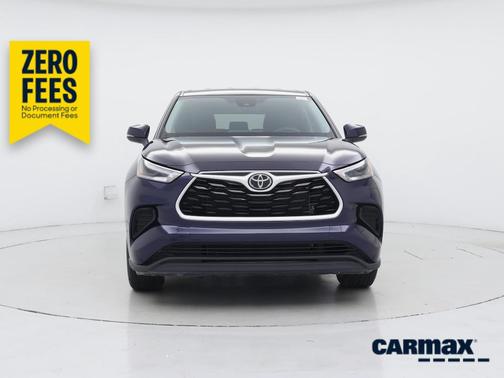 Blue 2021 Toyota Highlander L