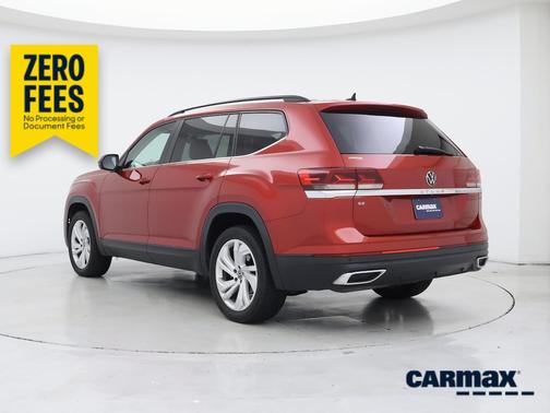 Red 2023 Volkswagen Atlas SE w/Tech