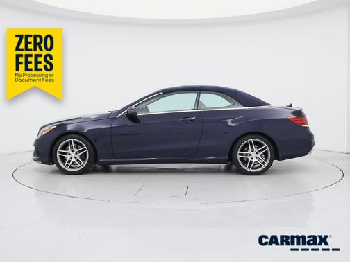 Blue 2017 Mercedes-Benz E-Class
