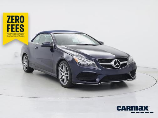 Blue 2017 Mercedes-Benz E-Class