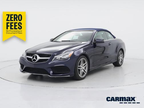 Blue 2017 Mercedes-Benz E-Class