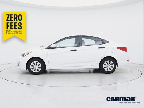 White 2016 Hyundai Accent SE