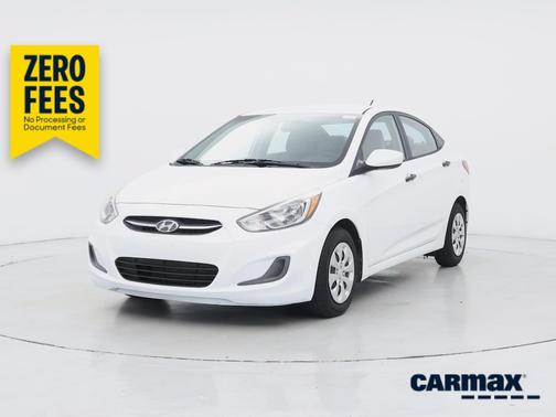 White 2016 Hyundai Accent SE