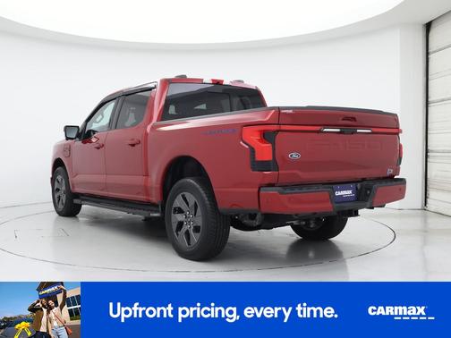 Red 2023 Ford F-150 Lightning Lariat