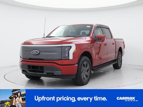 Red 2023 Ford F-150 Lightning Lariat