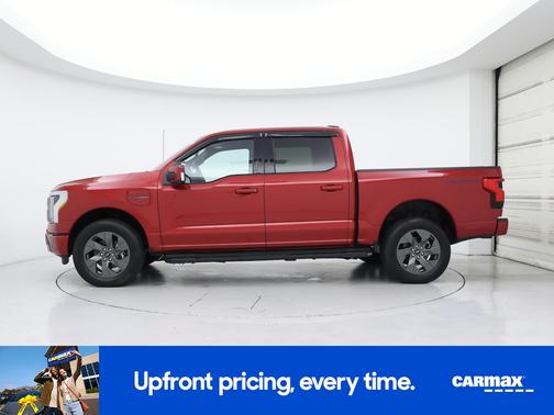 Red 2023 Ford F-150 Lightning Lariat