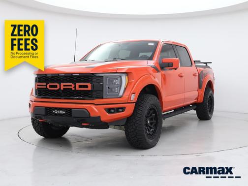 Orange 2021 Ford F-150 Raptor