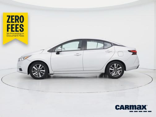 Silver 2021 Nissan Versa SV
