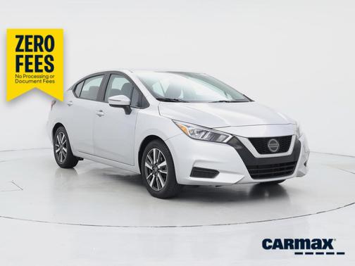 Silver 2021 Nissan Versa SV