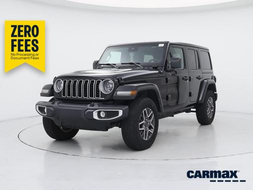 Black 2025 Jeep Wrangler Sahara