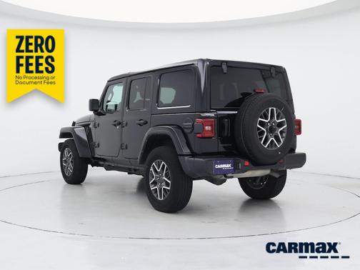 Black 2025 Jeep Wrangler Sahara