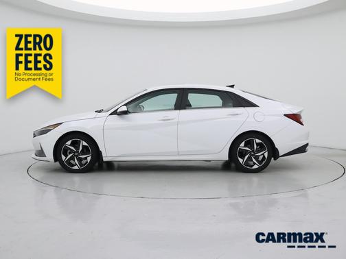 White 2023 Hyundai ELANTRA HEV Limited