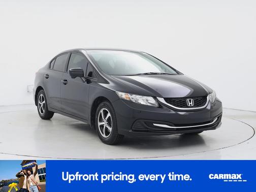 Black 2015 Honda Civic SE