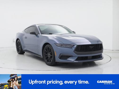 Blue 2024 Ford Mustang Ecoboost