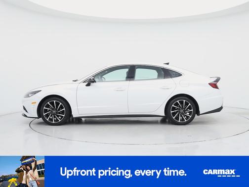 White 2020 Hyundai SONATA SEL Plus