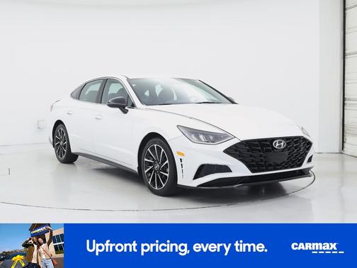 White 2020 Hyundai SONATA SEL Plus