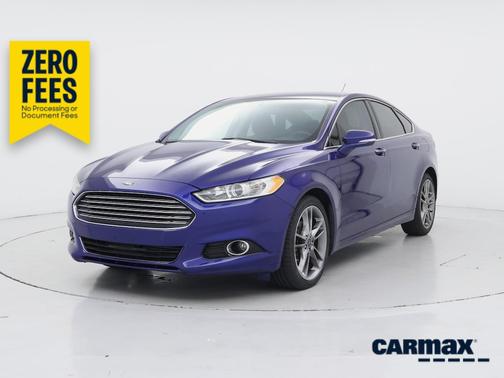 Blue 2016 Ford Fusion Titanium