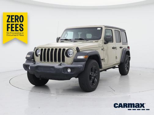 Tan 2022 Jeep Wrangler Unlimited Sport Altitude