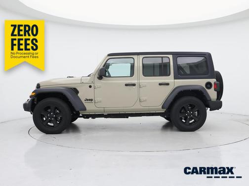 Tan 2022 Jeep Wrangler Unlimited Sport Altitude