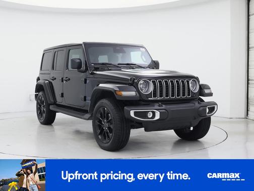 Black 2025 Jeep Wrangler 4xe Sahara