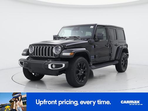 Black 2025 Jeep Wrangler 4xe Sahara