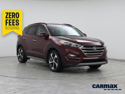 Burgundy 2017 Hyundai TUCSON Limited