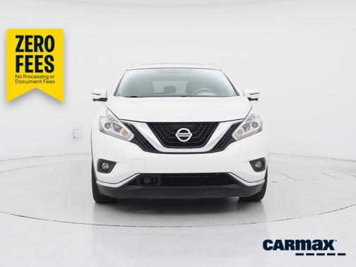 White 2017 Nissan Murano Platinum