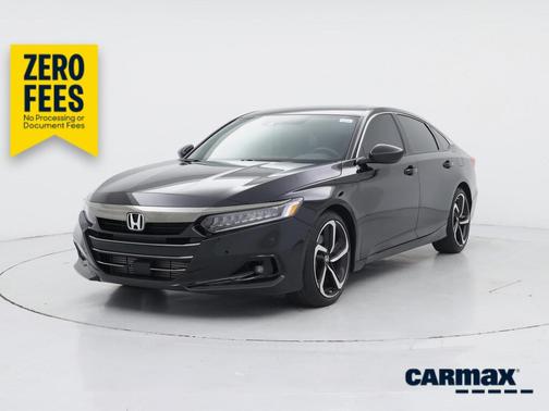 Black 2022 Honda Accord Sport