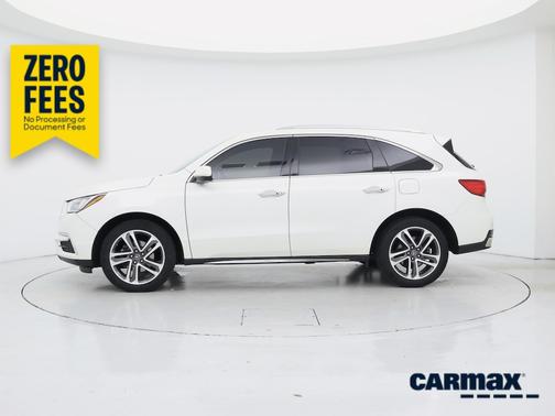 White 2017 Acura MDX Advance