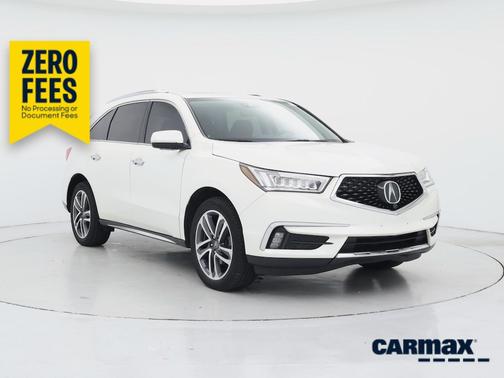 White 2017 Acura MDX Advance
